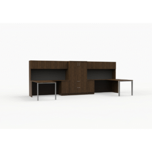 Modern Executive Desk Pack of 2 with Storage