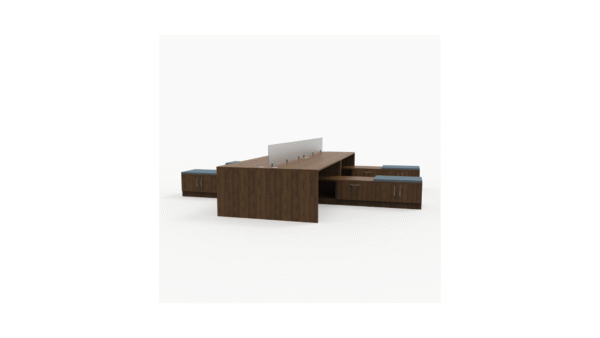 Benching Workstation Pack of 4 with Storage