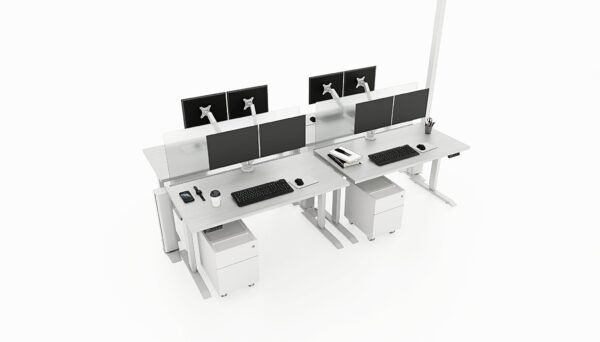 Beam Benching System w/ Sit Stand by Friant (4 pack. 72x30)