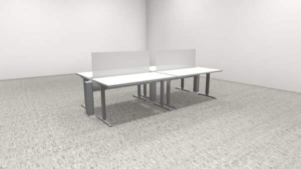 Beam Benching Workstation w/ Sit Stand by Friant - (4 pack. 60x30)