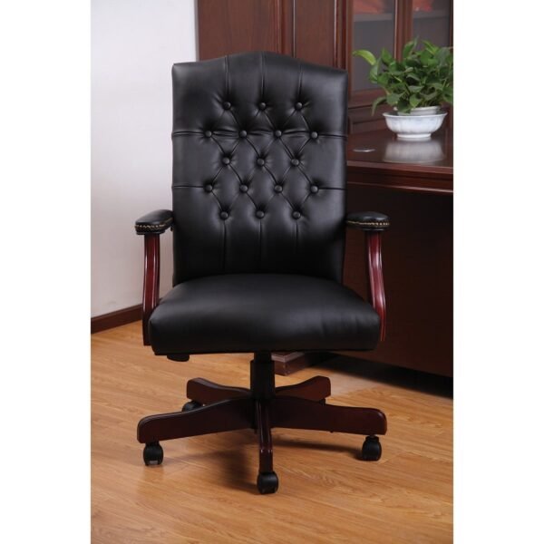 Lancaster Executive Chair - Wood Arms - Image 5