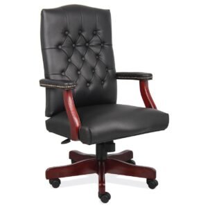 Lancaster Executive Chair - Wood Arms