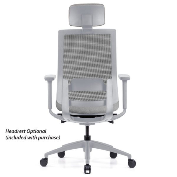 OfficeSource Palma High Back. Ribbed Mesh Task Chair by COE - Image 16