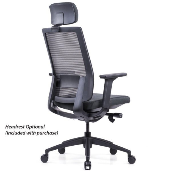 OfficeSource Palma High Back. Ribbed Mesh Task Chair by COE - Image 10