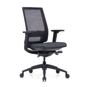 OfficeSource Palma High Back. Ribbed Mesh Task Chair by COE
