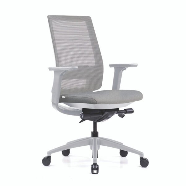OfficeSource Palma High Back. Ribbed Mesh Task Chair by COE - Image 22