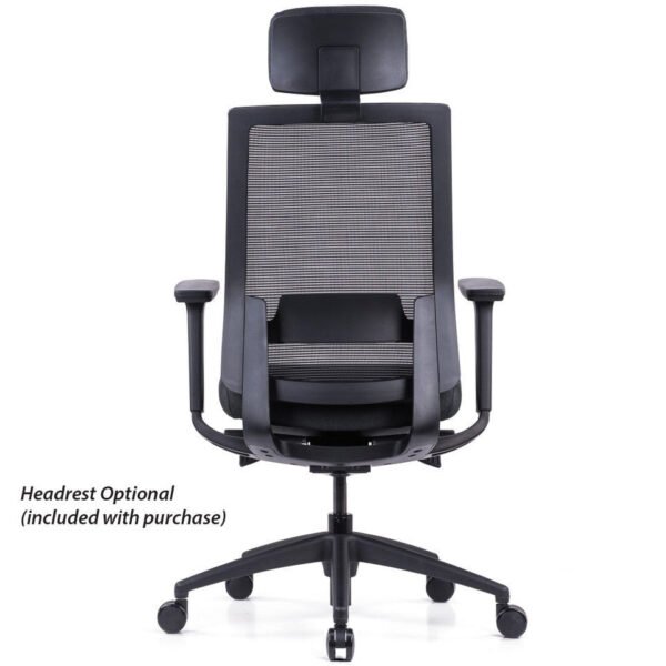 OfficeSource Palma High Back. Ribbed Mesh Task Chair by COE - Image 11