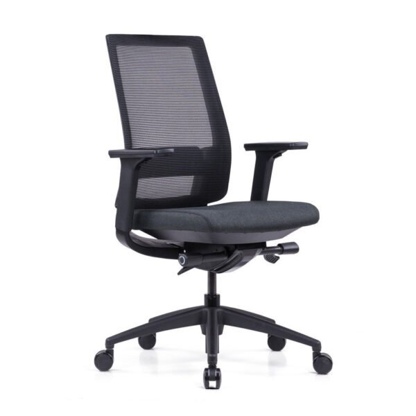 OfficeSource Palma High Back. Ribbed Mesh Task Chair by COE - Image 21
