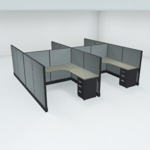 System 2 Cubicles by Friant - (6x6. 4 Pack. 53H)