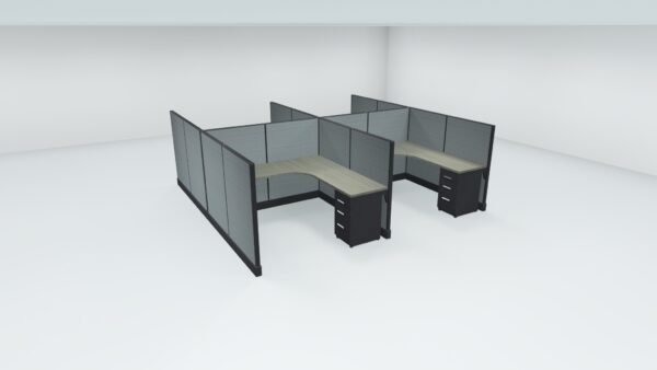 System 2 Cubicles by Friant - (6x6. 4 Pack. 53H)